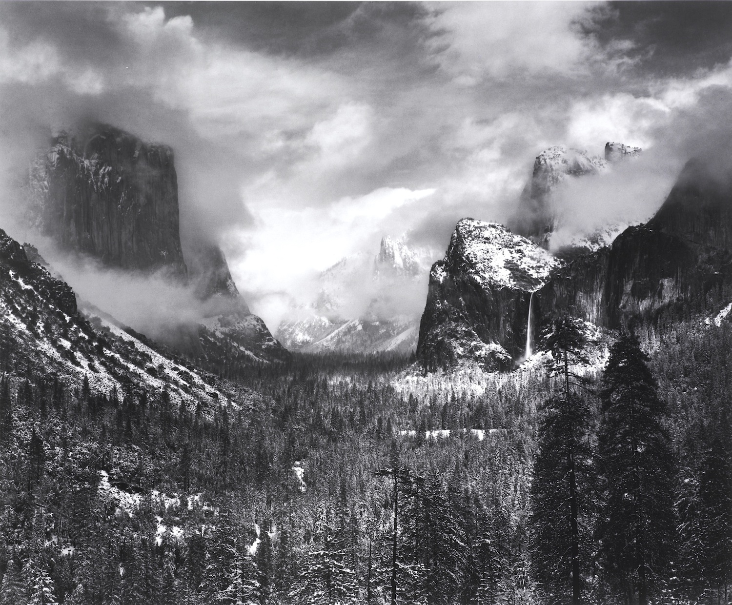 Ansel Adams Clearing Winter Storm