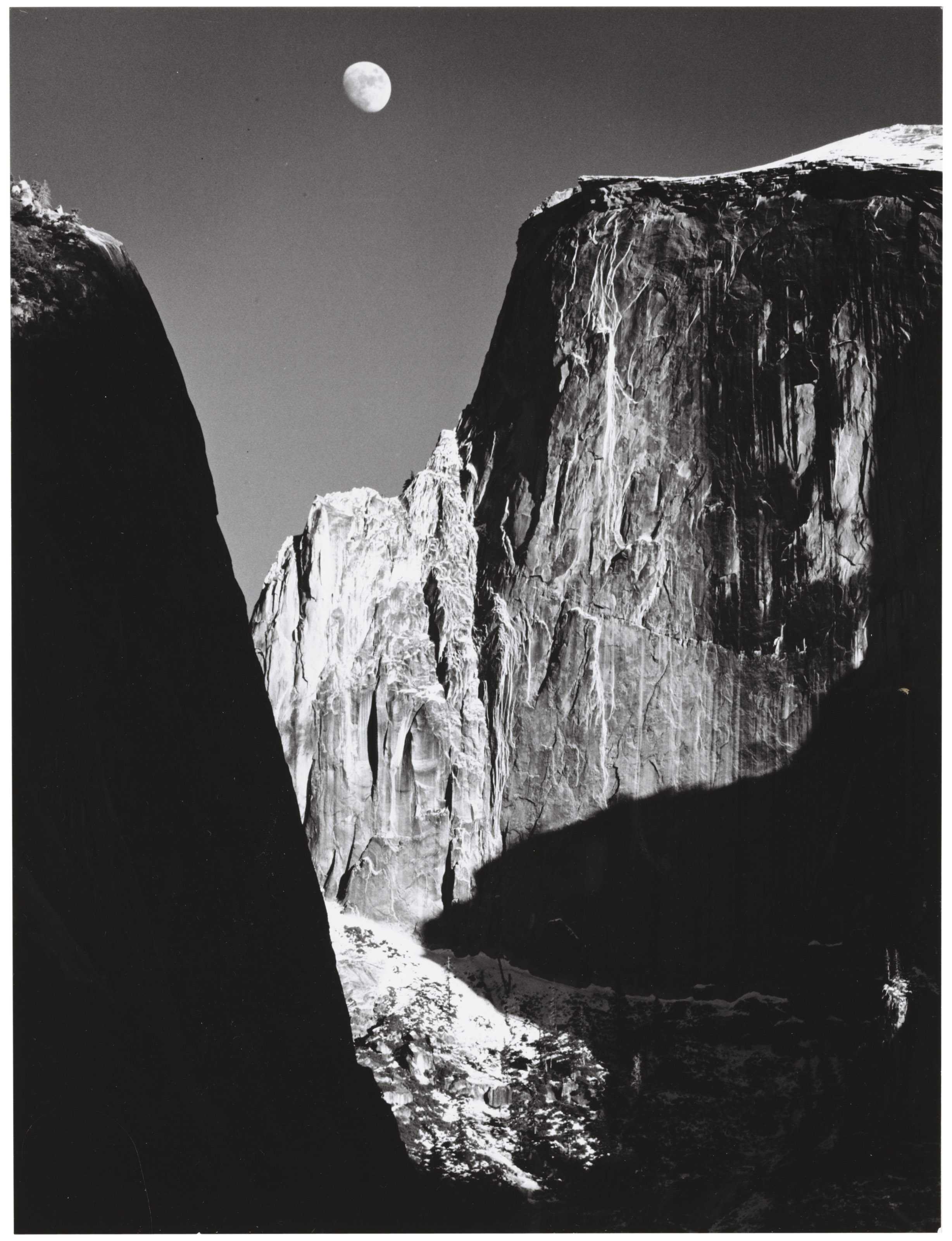 Ansel Adams - Moon and Half Dome