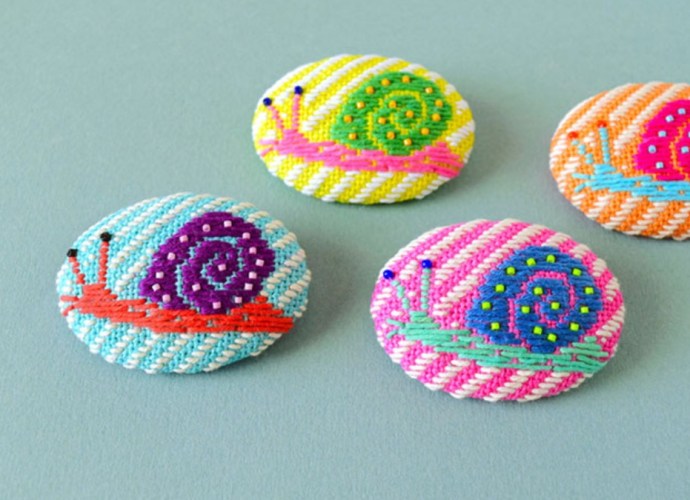 Insect Brooches by Hine Mizushima