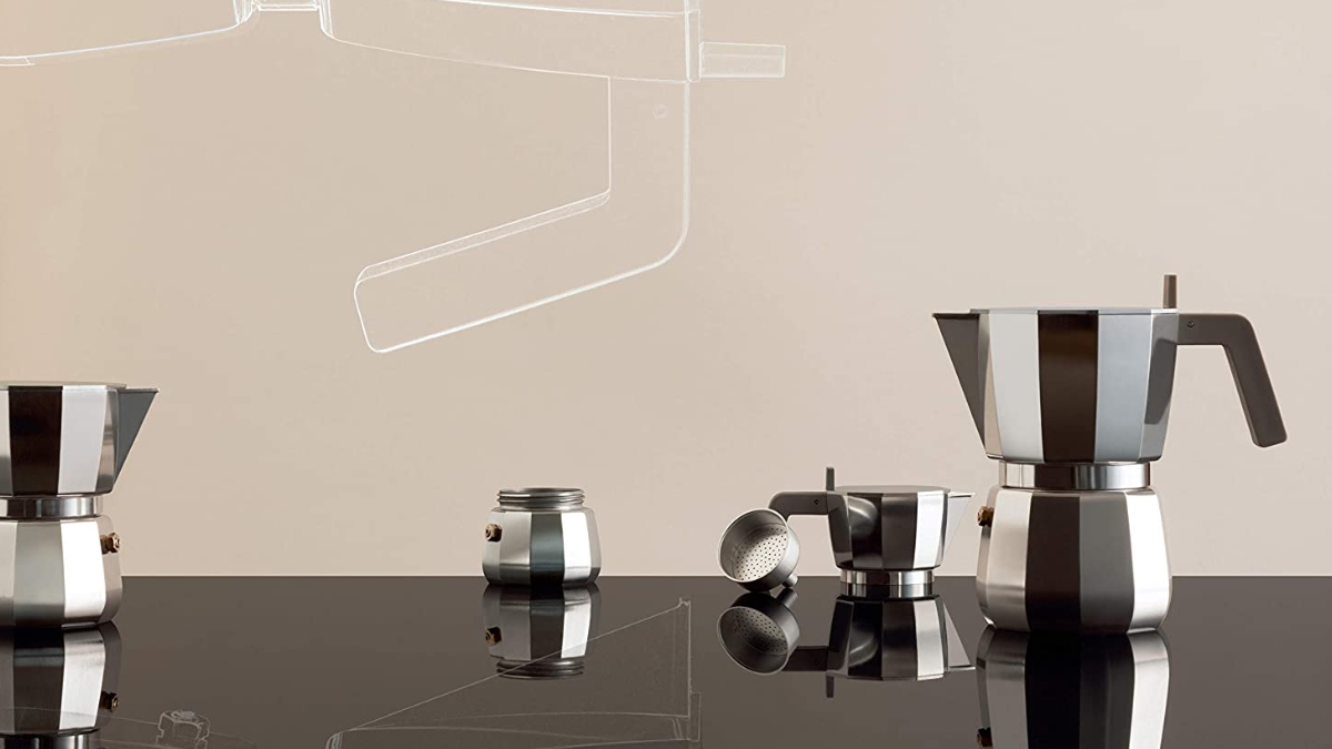 Espresso Coffee Maker in Grey Own a Design Classic