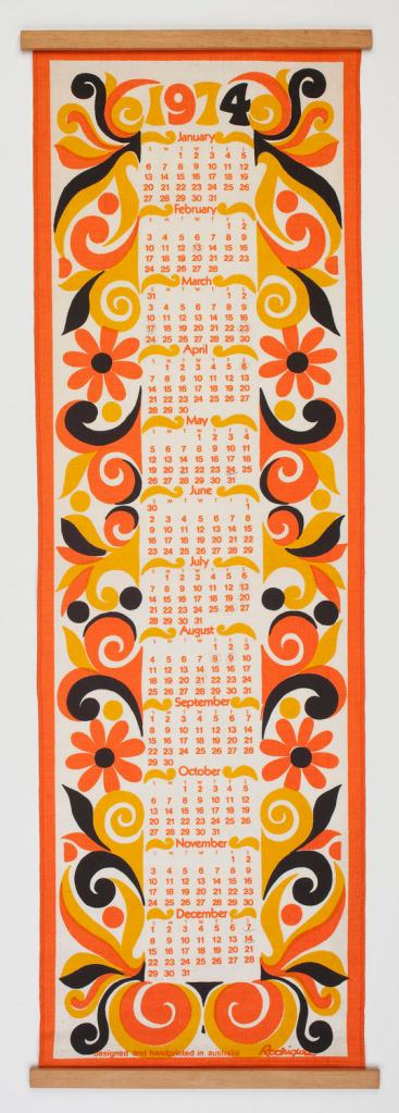 Wall Hanging - John Rodriquez, Calendar, 1974