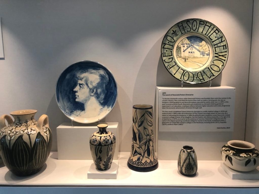 Newcomb Pottery through the years exhibition photos