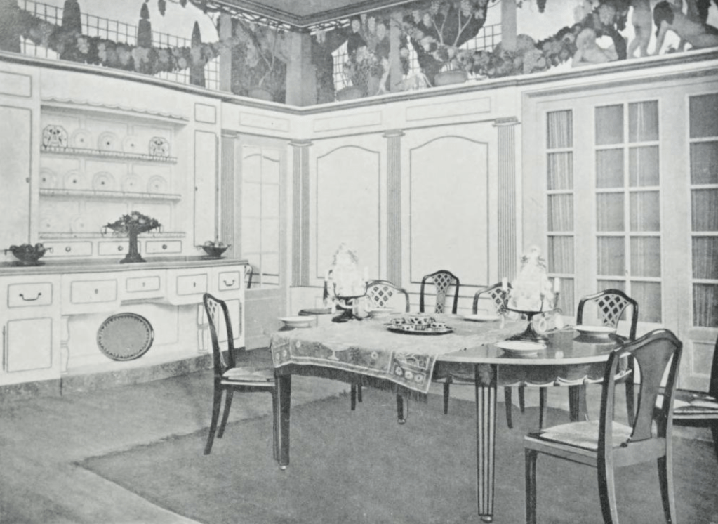 Gustave-Louis Jaulmes. Dining Room, Salon d'Automne, Paris 1913