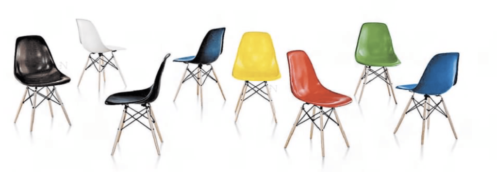 Shell chair by Eames and Saarinen