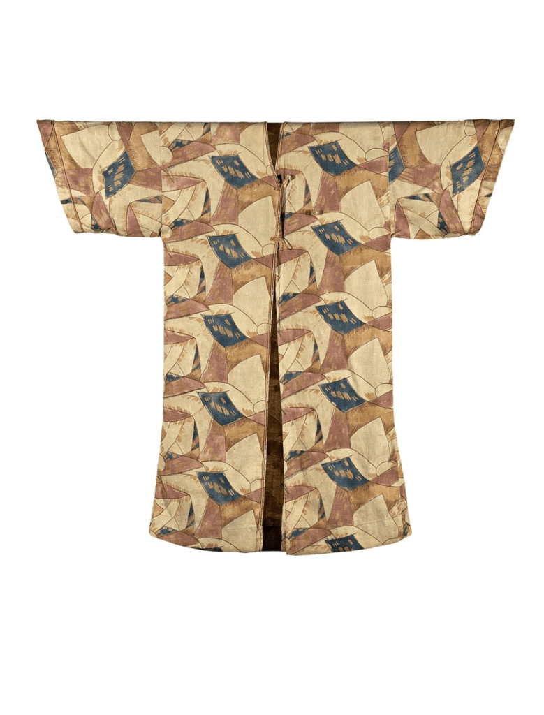 Dressing gown in Amenophis VI design 1918, fabric designed 1913