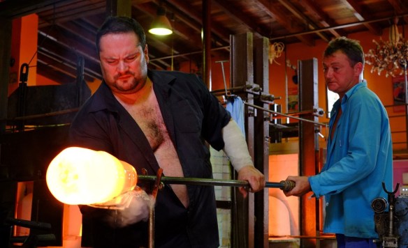 Glassblowing at Ajeto Glassworks