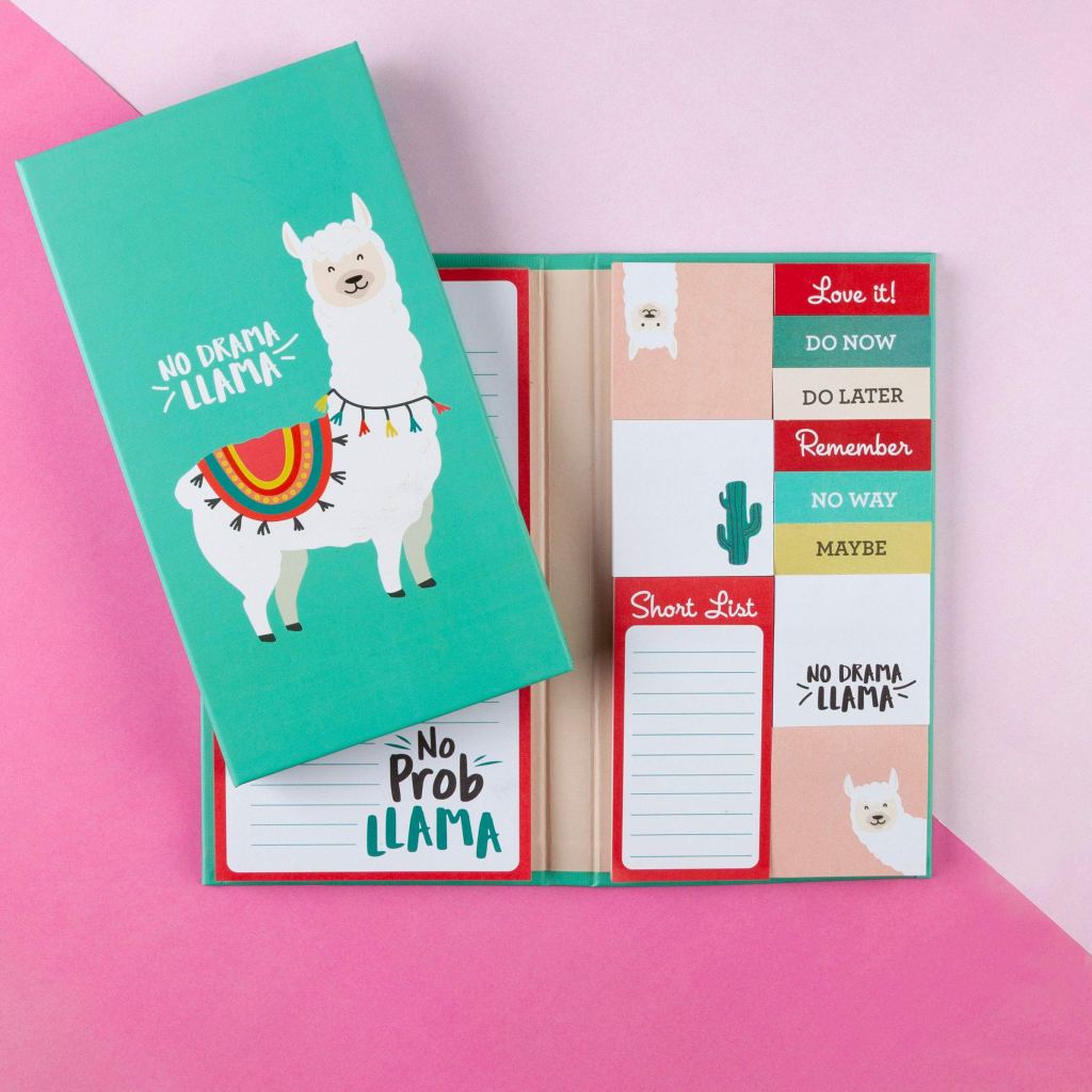 Book of Sticky Notes: Notepad Collection - No Drama Llama sample