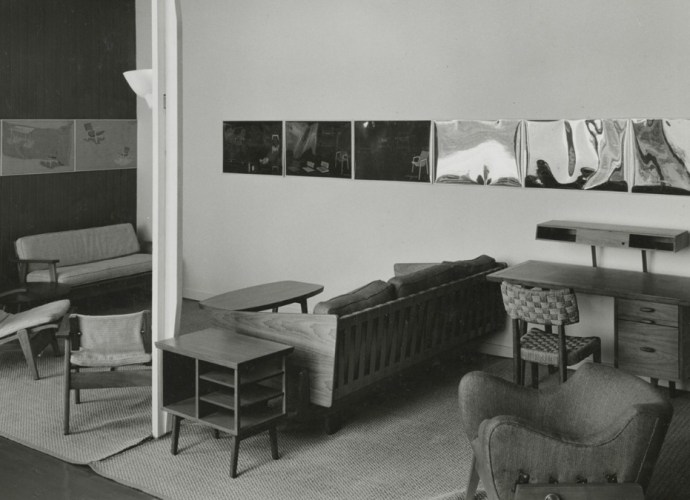 Installation view of the exhibition, _Organic Design in Home Furnishings_