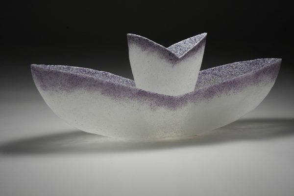 Lavender bowl by Etsuko Nishi