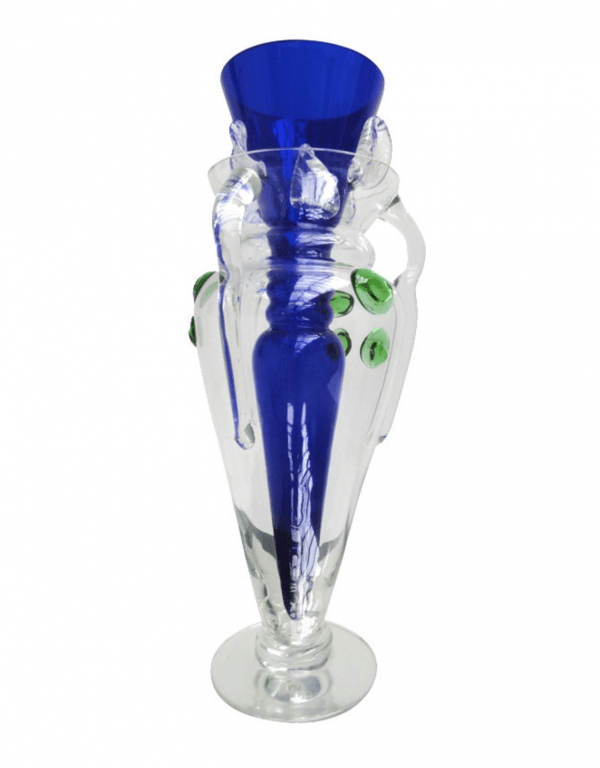 Borek Sipek vase Bohemian glass Ajeto Czechoslovakia 1980's