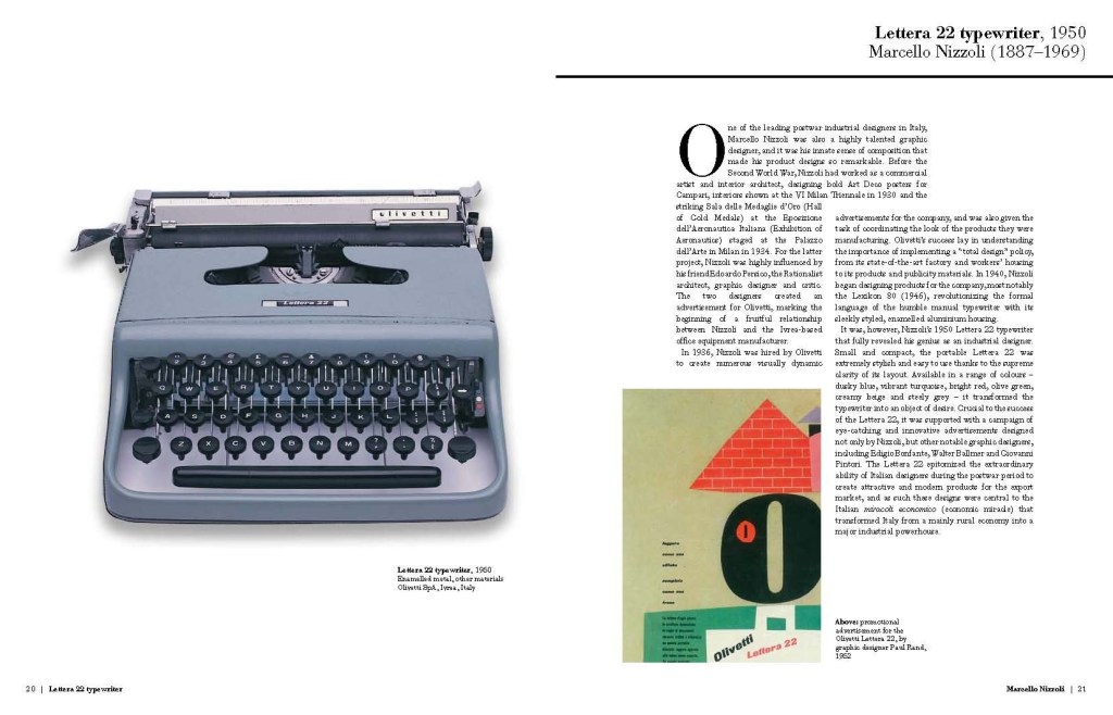 Masterpieces of Italian Design page sample