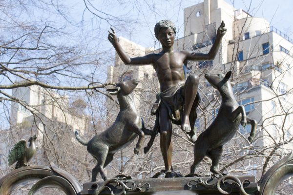 Lehman Gates in Central Park sculpture designed by Paul Howard Manship