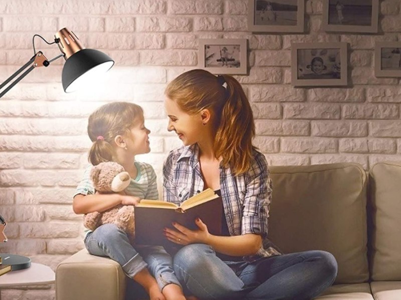 Metal Desk Lamp – with Adjustable Gooseneck