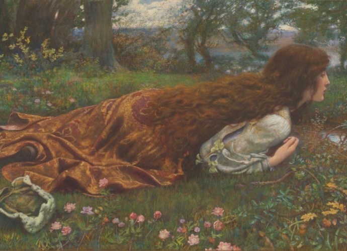 Edward Robert HUGHES English 1851–1914 The princess out of school (