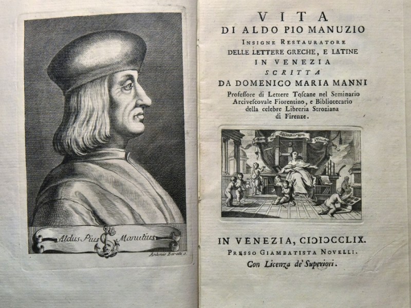 Aldus Manuitius (1449 – 1515) – Pioneer of Printing