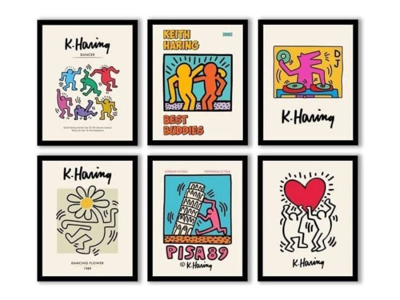 Dance Figures Posters by Keith Haring