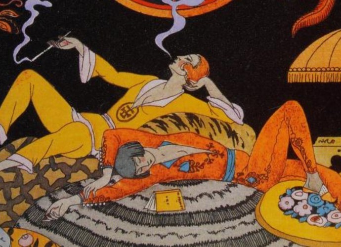 La Paresse by George Barbier