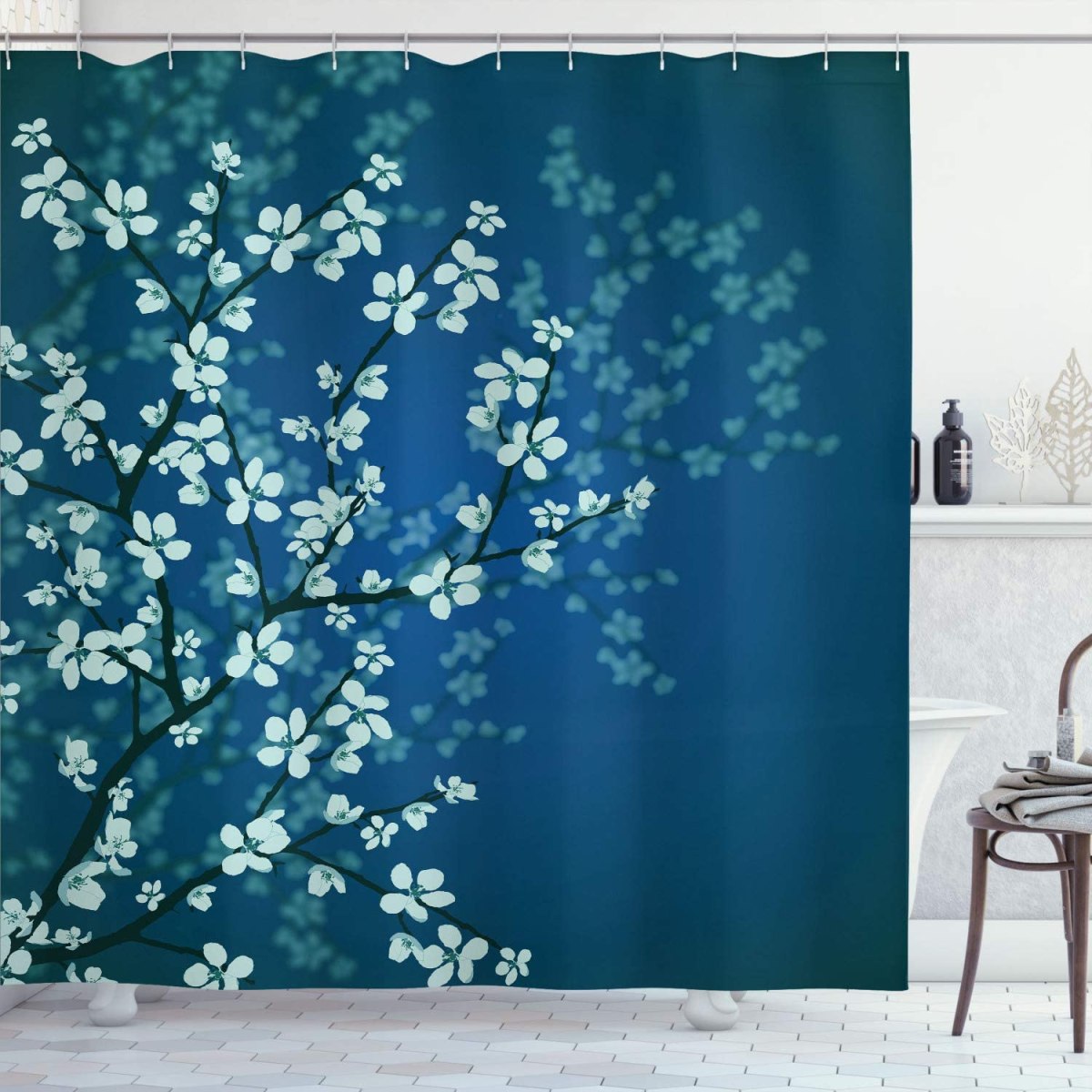 Ambesonne Japanese Shower Curtain