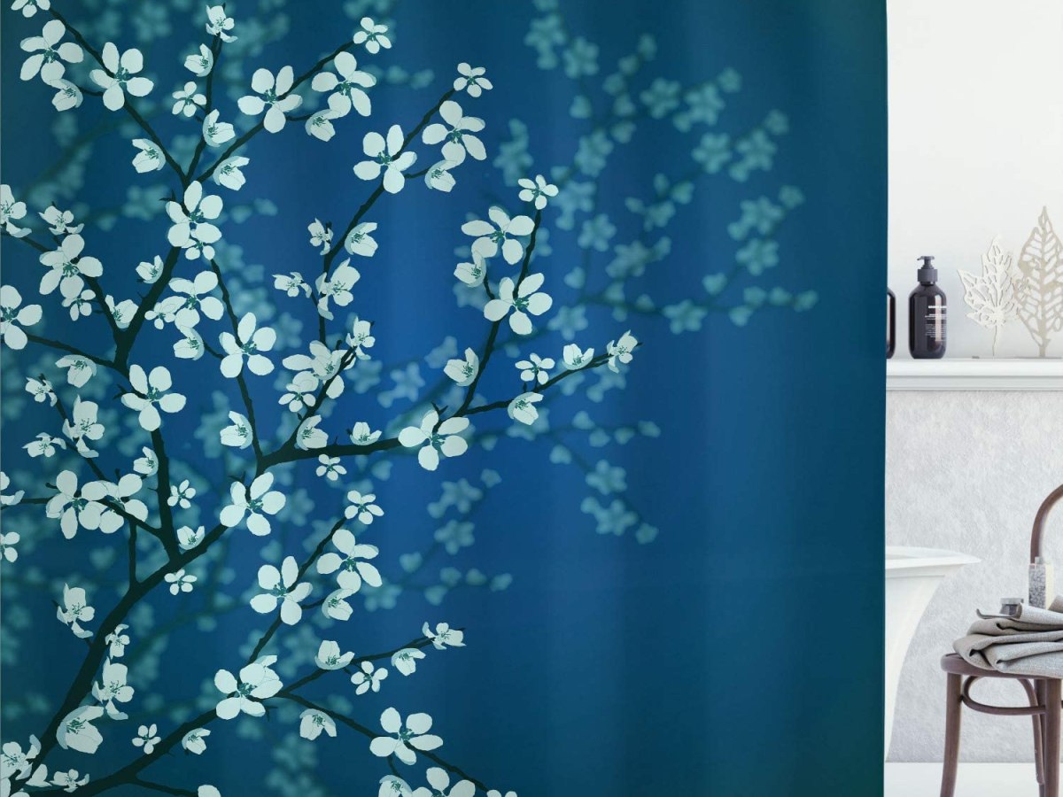 Ambesonne Japanese Shower Curtain