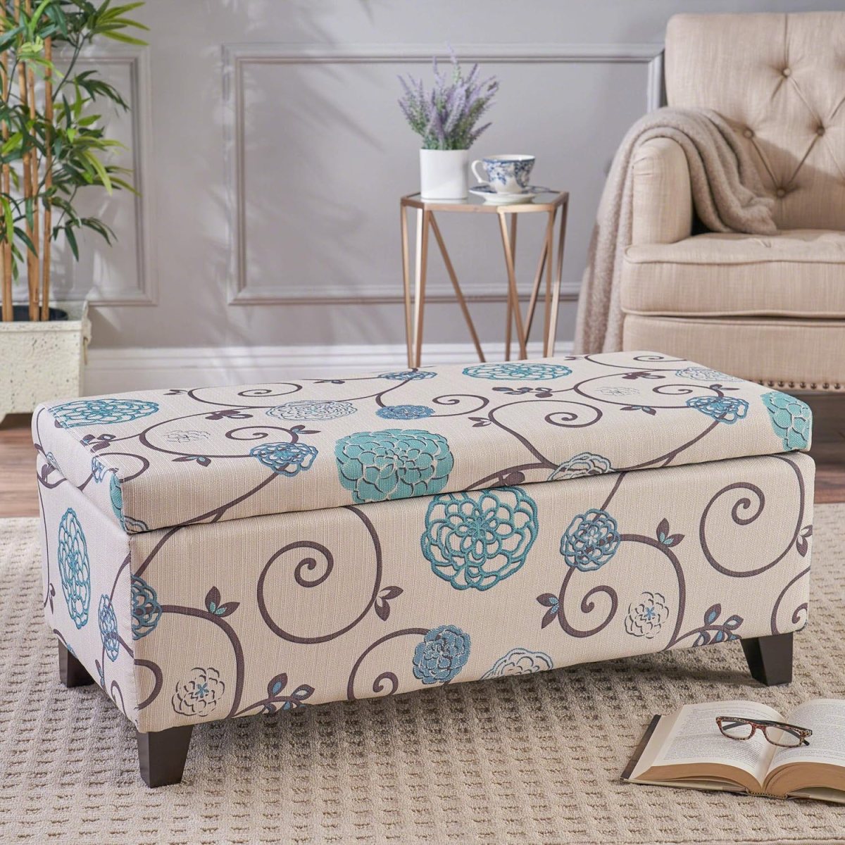 Christopher Knight Home Breanna Fabric Storage Ottoman: A Blend of Style and Functionality