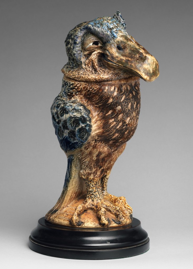 Wally bird jar, 1888 created by R.W Martin and brothers