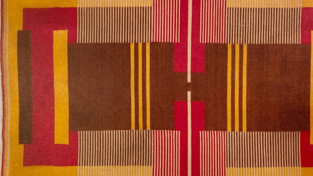 Antonin Kybal, 1948 Wool Carpet: Influential Czech Textile Designer