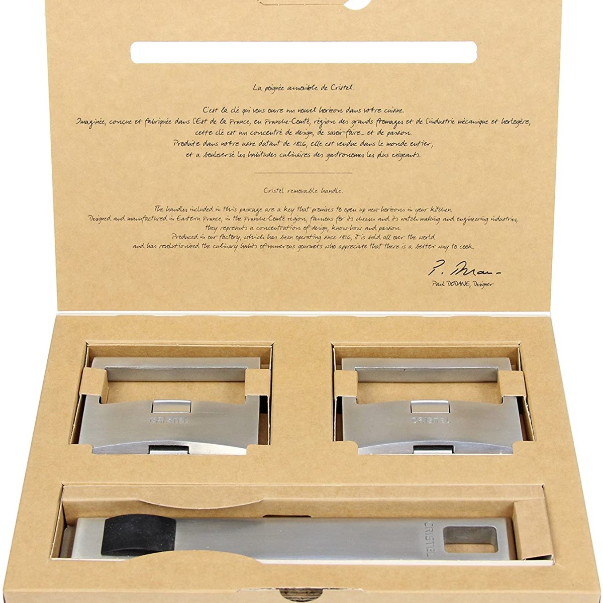 Cristel Strate SPPLSX Set of Handles, Silver: Revolutionize Your Kitchen Experience