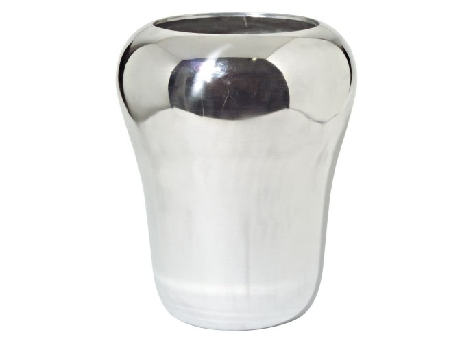 Officina Alessi Baba Medium Multipurpose Container, Stainless Steel Silver