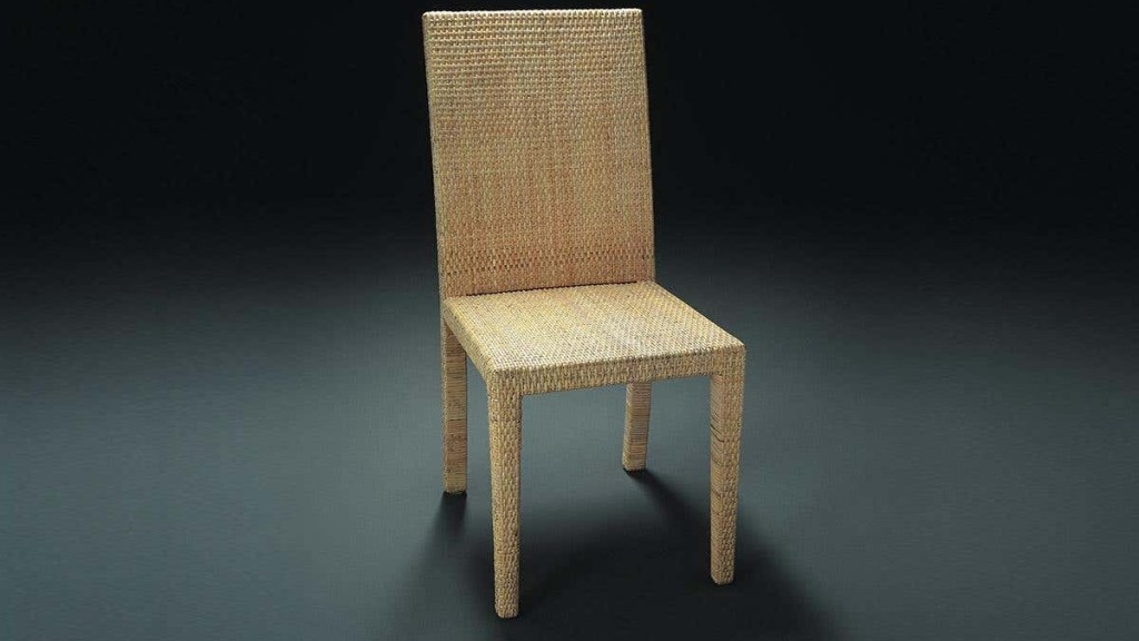 French Art Deco Rattan Chairs Design Jean-Michel Frank for Ecart International