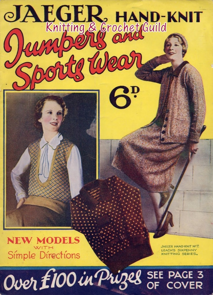 Jaeger Hand-Knit Magazine Cover