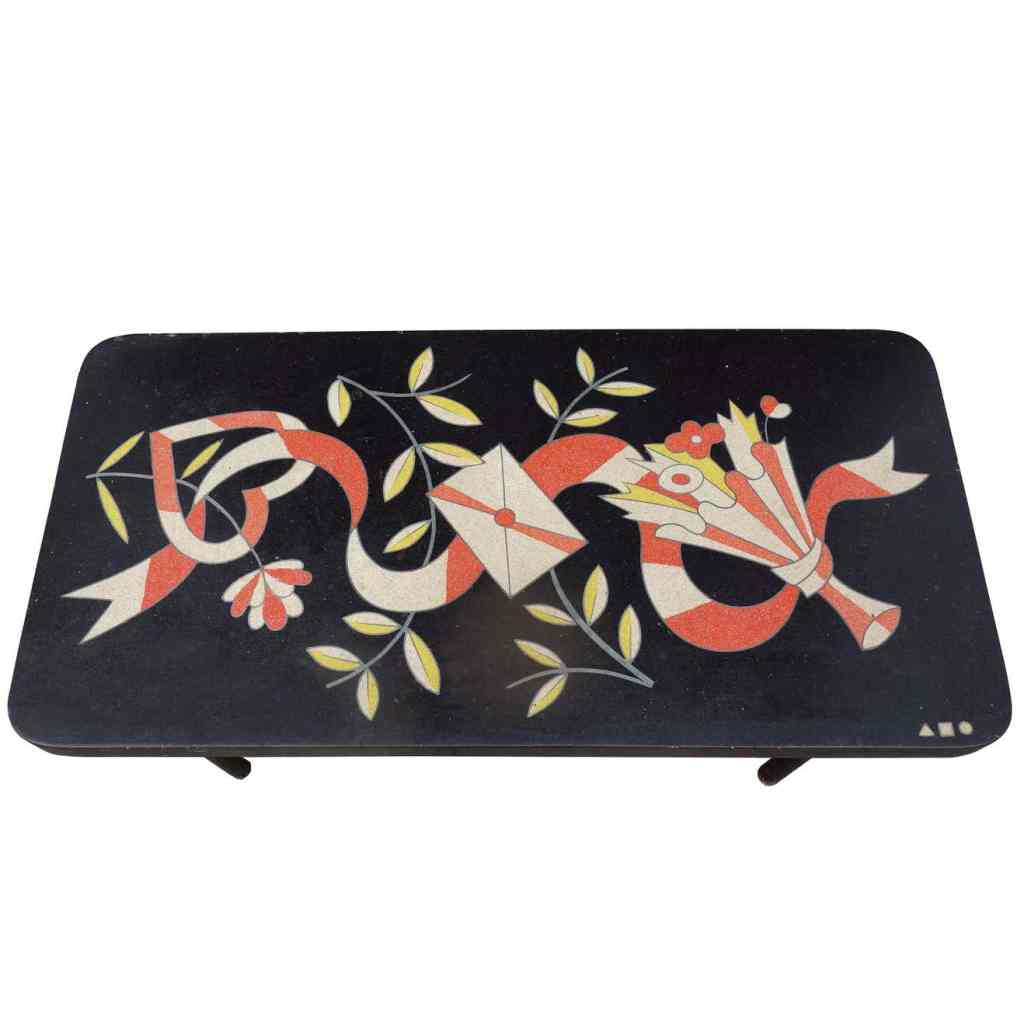 One of a Kind Midcentury Side Table Designed by Alexander Girard