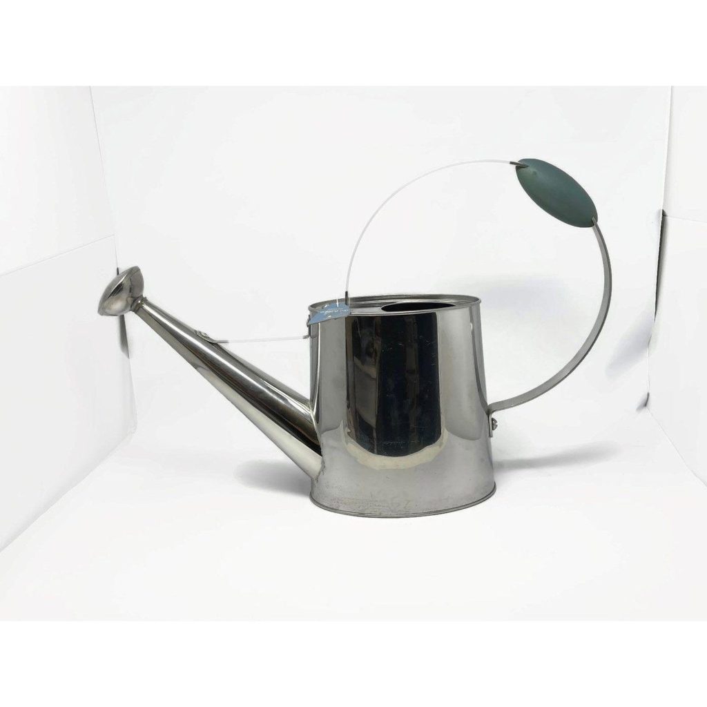 Michael Graves Design Watering Can Stainless Steel Vintage