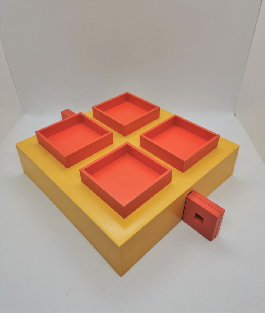 Alessi "Euclid" napkin holder by Michael Graves