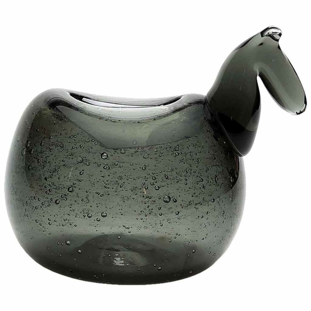 Very Rare Midcentury Glass Piggy Bank by Goran Warff for Pukeberg, 1962