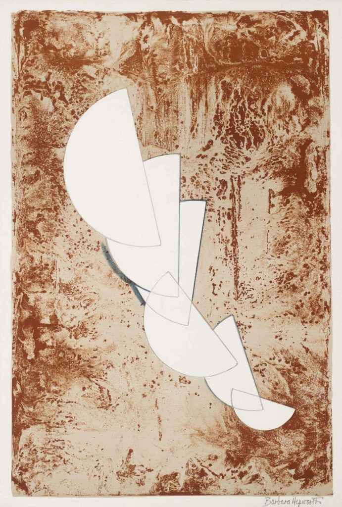 Fragment from the Aegean Suite (1969) (signed) by Barbara Hepworth