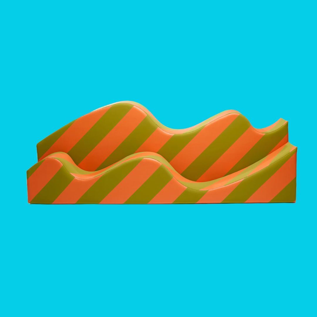 Celebrating Iconic Design: The Supermoda Stripes Sofa by Andrea Branzi