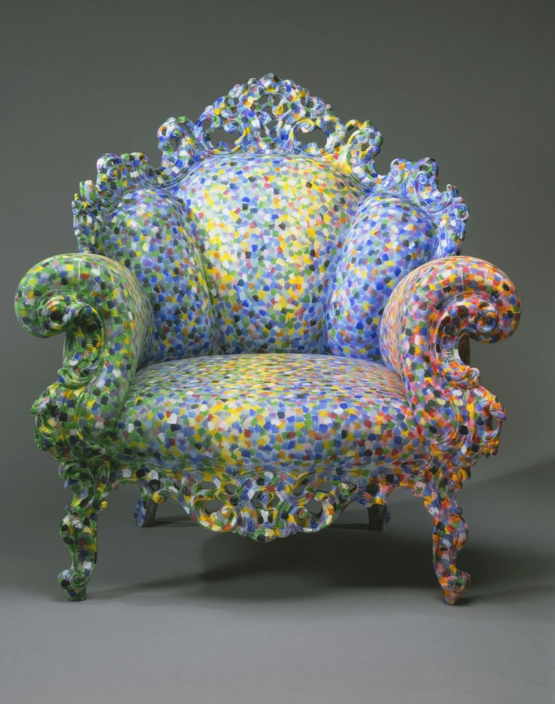 "Proust" Armchair designed by Alessandro Mendini