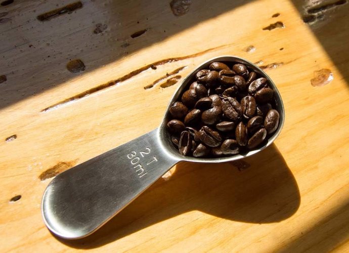 Airscape Stainless Steel Coffee Scoop - Perfectly Proportioned Ergonomic Spoon