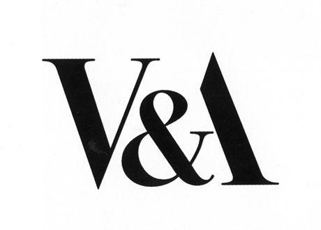 V&A logo designed by Alan Fletcher