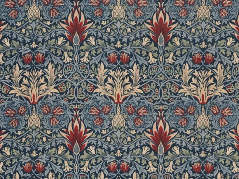 Exploring William Morris’ Snakehead Fabric Design