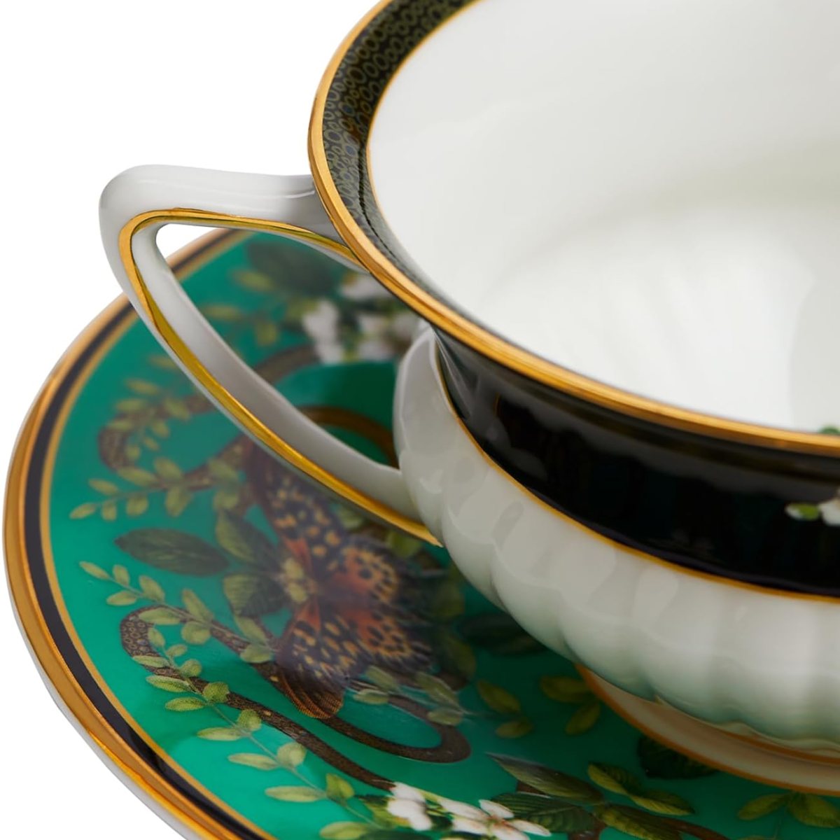 Wedgwood Wonderlust Emerald Forest Teacup & Saucer