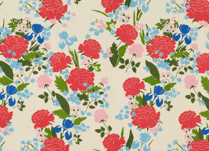 Textile print "Flora" by Marie Gudme Leth