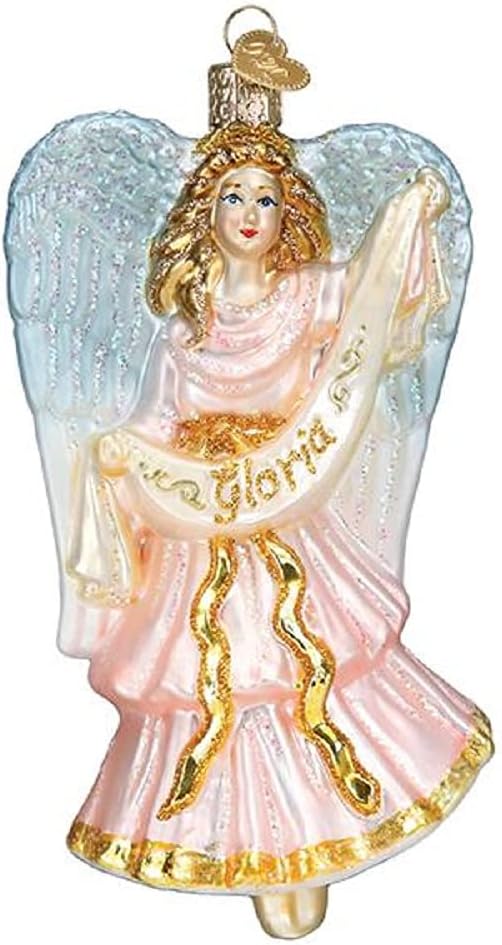 Old World Christmas Ornaments Nativity Angel Glass Blown Ornaments for Christmas Tree