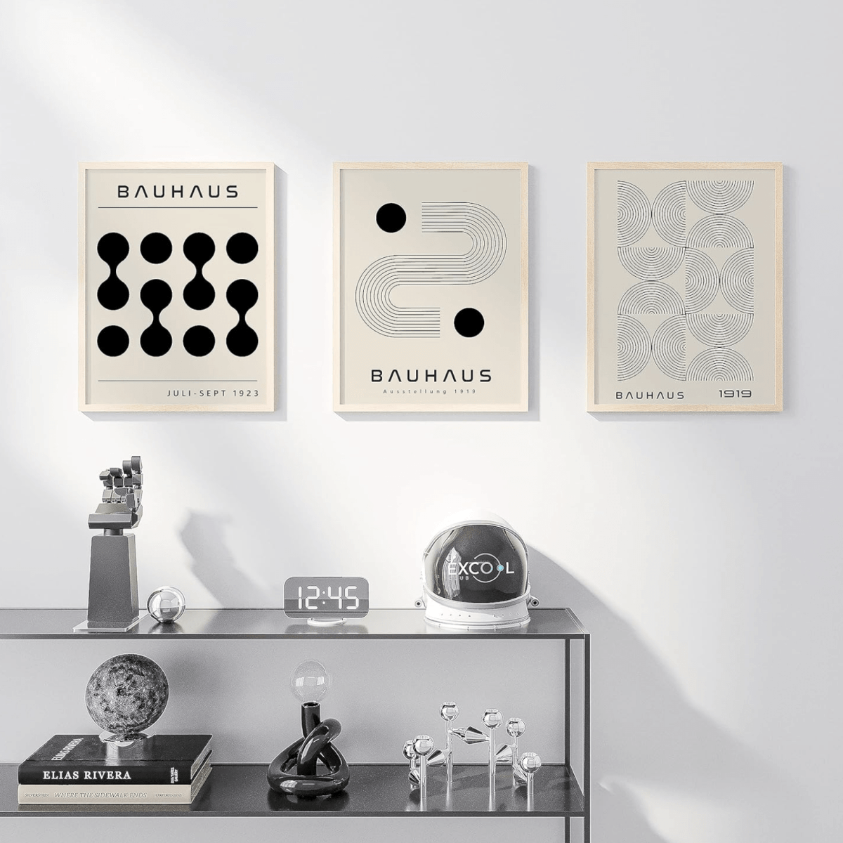 Bauhaus Poster Wall Art: A Study in Geometric Brilliance