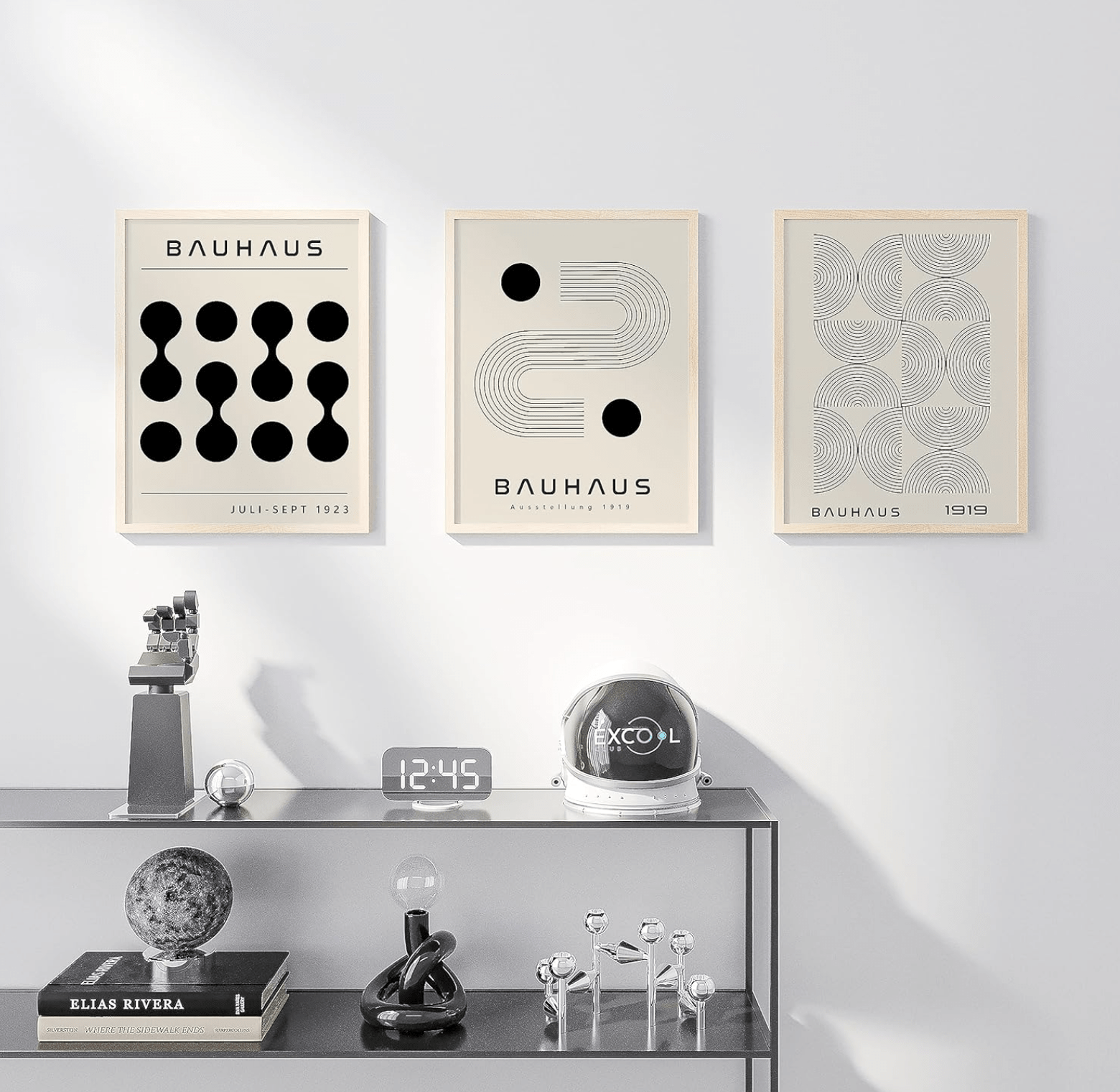 Bauhaus Poster Wall Art: A Study in Geometric Brilliance