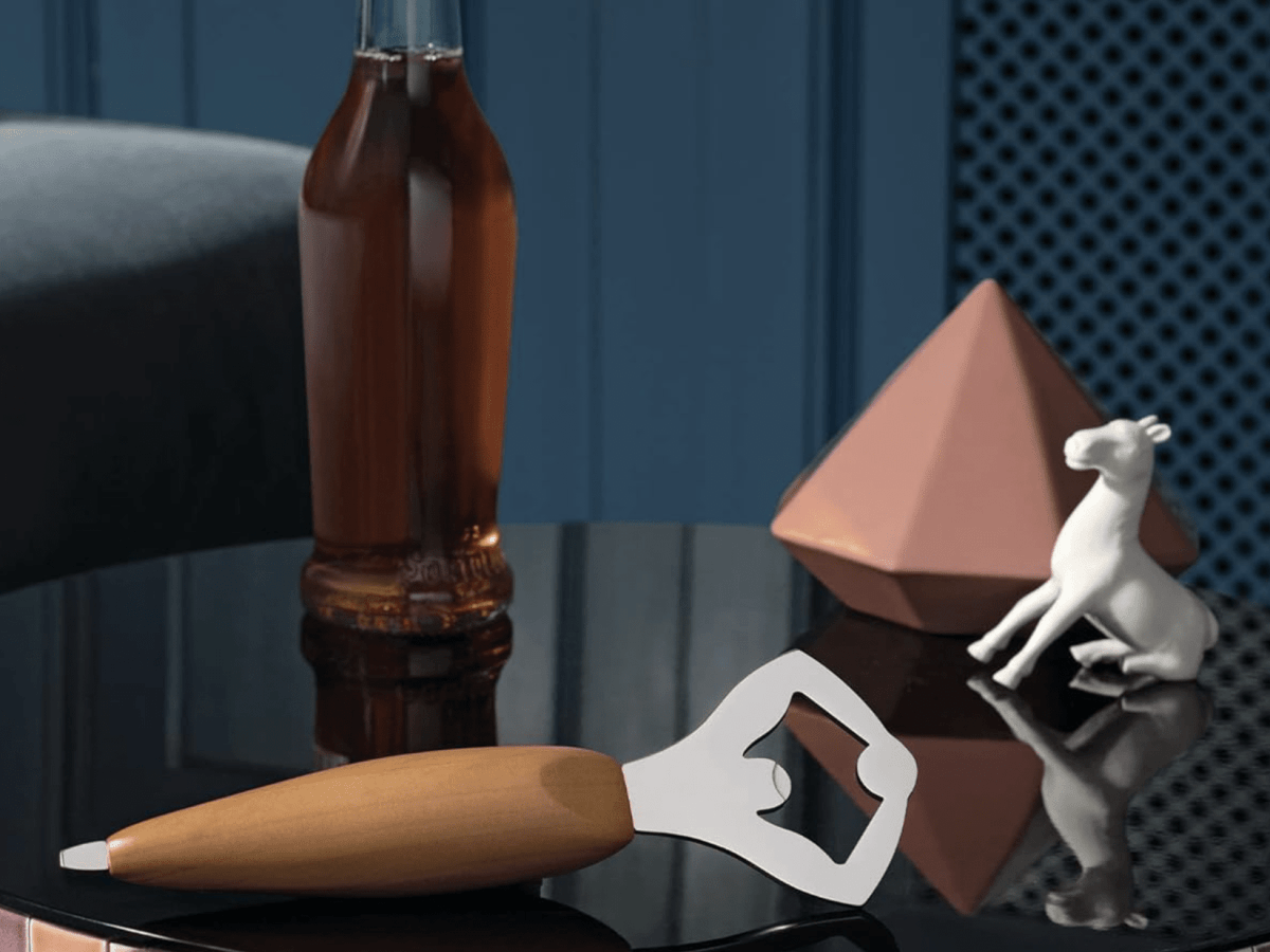 Alessi Ercolino Bottle Opener w/ Pear Wood Handle