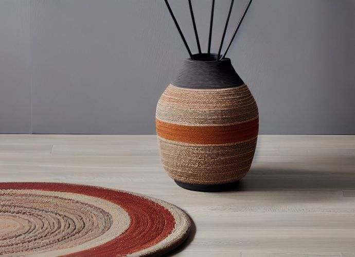 Warm ochre and neutral hues Scandinavian Design