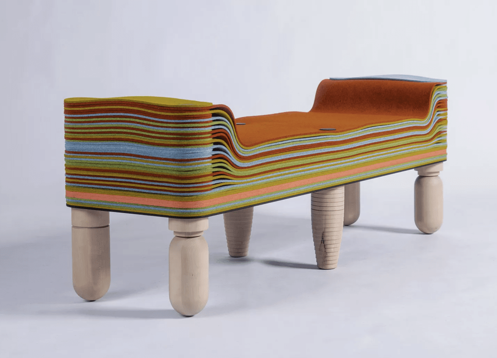 Design Studio Stackabl and Maison Gerard explore the possibilities of reusing material.