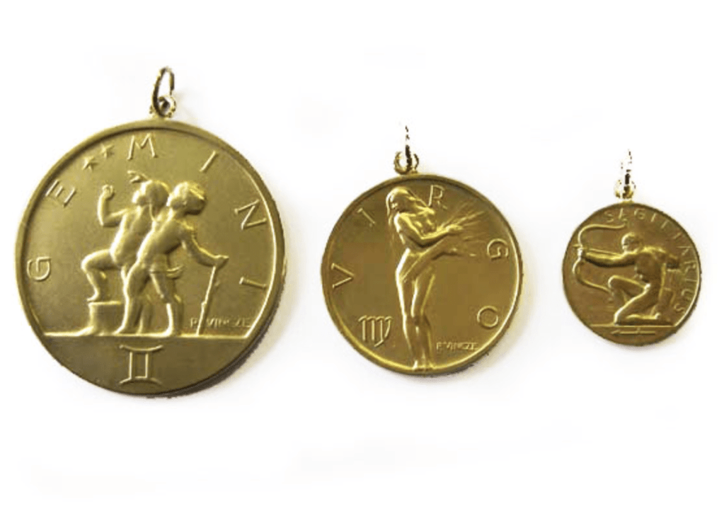 Paul Vincze Gold Zodiacs 22mm