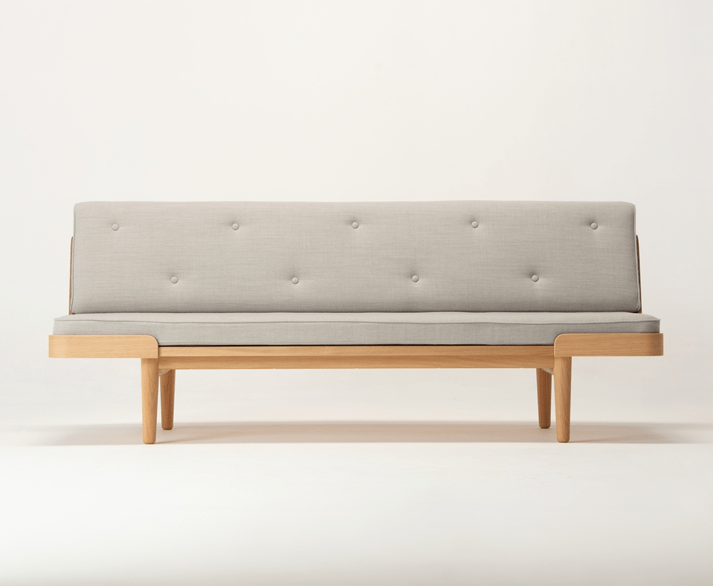 Indsande Daybed, table and stool by Anker Bak
